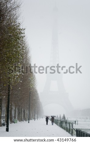 Image, Stock Photo covered “Tour Eiffel”…