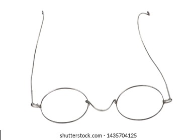 rare vintage glasses in case - Shutterstock ID 1435704125