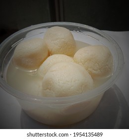 Rasagulla Rasogolla Popular Famous Sweet Of India Made Of Cow Milk Cheese And Sugar Syrup 