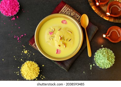 Rasmalai, Ras Malai Gujiya Karanji Diwali Sweet Indian Sweet Dessert Mithai Festival Dussehra, Holi Ganesh Chaturthi, Ram Navami Durga Puja Durga Ashtami Navratri Mumbai India Bengali Sweet, Pakistan