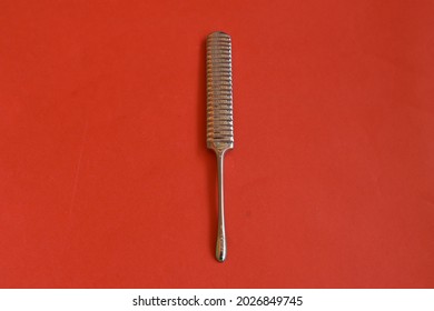 Raspatorium Is A Dental Tool Made Of Stainless Steel, Long With A Blunt Flat End That Serves To Open Or Separate The Mucosa And Peristeum From The Bone