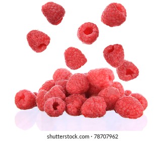 Raspberries Falling