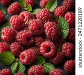 Raspberries are small, sweet, and tart berries that belong to the genus Rubus in the rose family. They come in a variety of colors, including red, black, purple, and golden, with red raspberries.