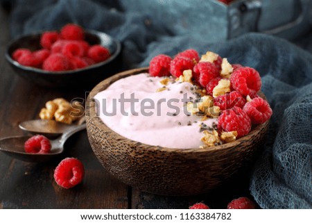 Similar – Himbeeren Smoothie Schüsseln