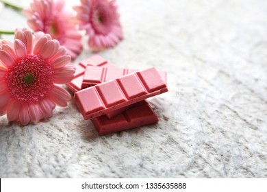 Raspberry Chocolate. Pink Chocolate.