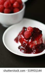 Raspberry dessert