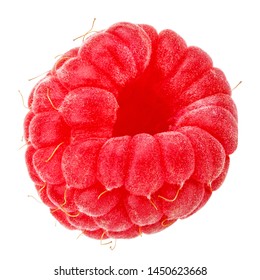 Raspberry isolated on white background