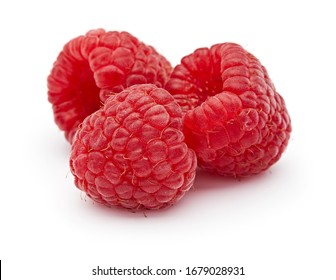 Raspberry Isolated on White Background