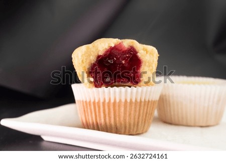 Raspberry Jam Muffins. Muffin. Dessert. Berry Jam. Food Concept