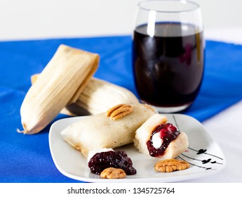 Raspberry Mexican Tamales