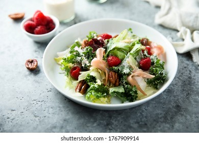 Raspberry Pecan Salad With Smoked Meat