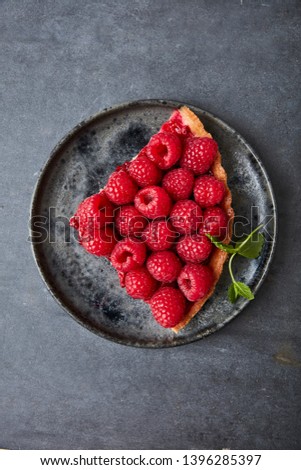 Similar – Image, Stock Photo Raspberries smoothie bowls