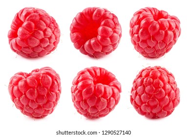 Raspberry. Raspberries Isolated.