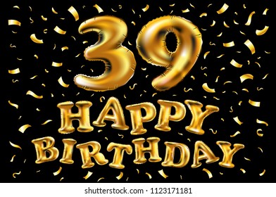 39th Birthday Images, Stock Photos & Vectors | Shutterstock