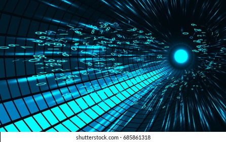 Raster version. Fractal Realms series. Creative arrangement of fractal elements, grids and symbols to act as complimentary graphic for subject of education, science and technology