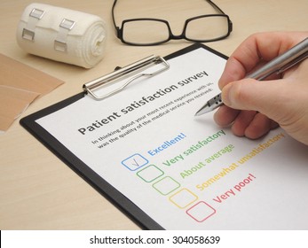 Rating Excellent! In A Patient Satisfaction Survey To Assess The Level Of Medical Service