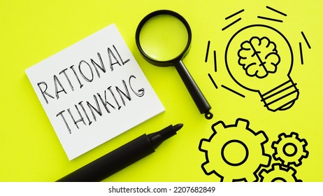 Rational Thinking Is Shown Using A Text