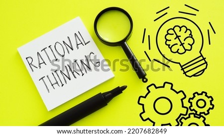 Rational Thinking is shown using a text