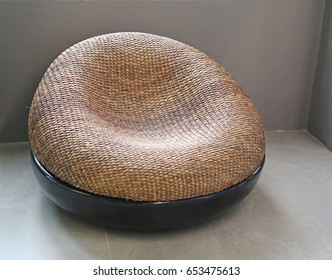 Rattan Chair In Library