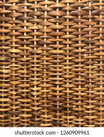 Rattan weave brown texture