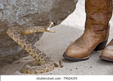 Rattle Snake Attacking