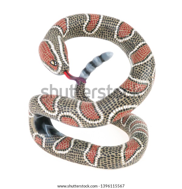 Rattle Snake Reptile Alebrije Wood Carving Stock Photo Edit Now