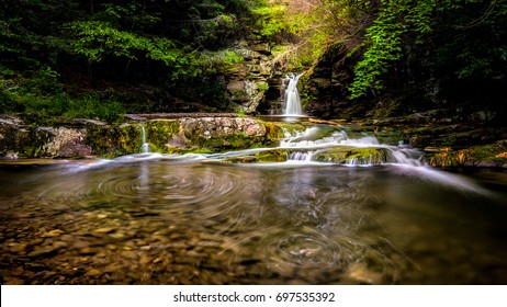 Rattlesnake Falls In Northeastern Pennsylvania.