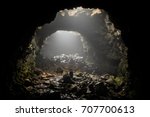 Raufarholshellir lava cave, South Iceland