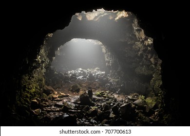 Raufarholshellir lava cave, South Iceland - Shutterstock ID 707700613
