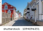 Rauma,historical city of timber house,Finland