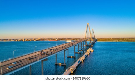 Ravenel Bridge in Charleston South Carolina.
