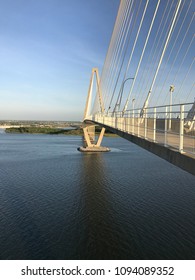 Ravenel Bridge over the Charleston Harbor