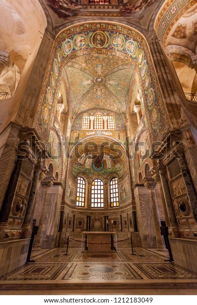 Ravenna Italy October 2018 Interior Basilica Religion