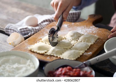 Ravioli Cooking