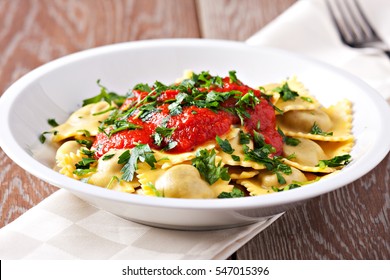 Ravioli With Tomato Sauce