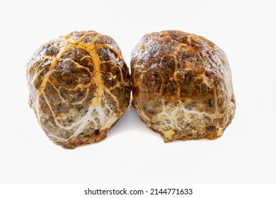 Raw Abomasum Isolated On A White Background