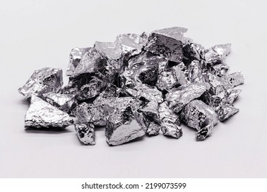 raw aluminum, high purity, aluminum alloy and ore, metal alloy, extracted from bauxite, anti-corrosion, industrial use, isolated background - Shutterstock ID 2199073599