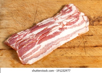 Raw Bacon.