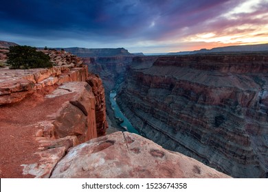 Raw Beauty Of The Grand Canyon With Colorado River