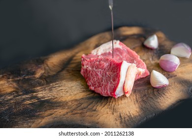 Raw Beef Filet Mignon Steak
