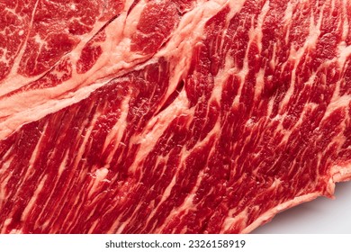 Raw beef steak isolated on white background - Powered by Shutterstock