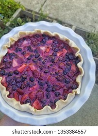 Raw Berry Pie