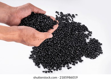 Raw Black Beans On Hand