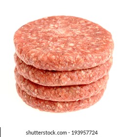 Raw Burger Beef Patty