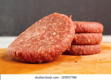 Raw Burger Beef Patty