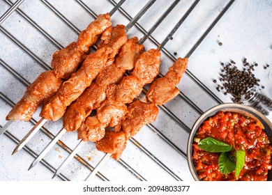 Raw Chicken Pieces, Shish Tawook