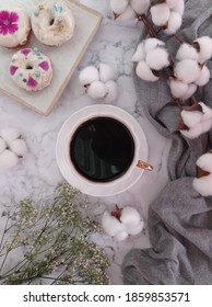 RAW Coffee With Donut, Winter Theme