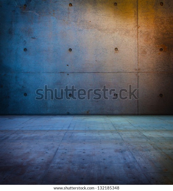 Raw Concrete Space Sunset Like Ambient Stock Photo (Edit Now) 132185348