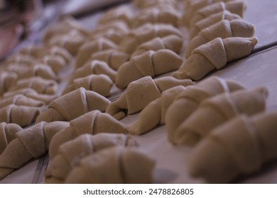 raw croissants are almost ready to bake - Powered by Shutterstock