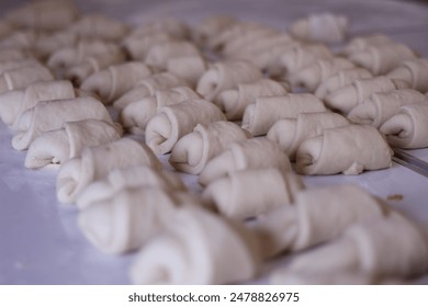 raw croissants are almost ready to bake - Powered by Shutterstock